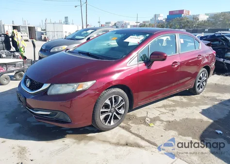 2014 Honda Civic Ex из США, поврежденный, VIN 19XFB2F82EE272335